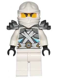 LEGO Minifigure-Zane - Titanium Ninja White-Ninjago-NJO185-Creative Brick Builders